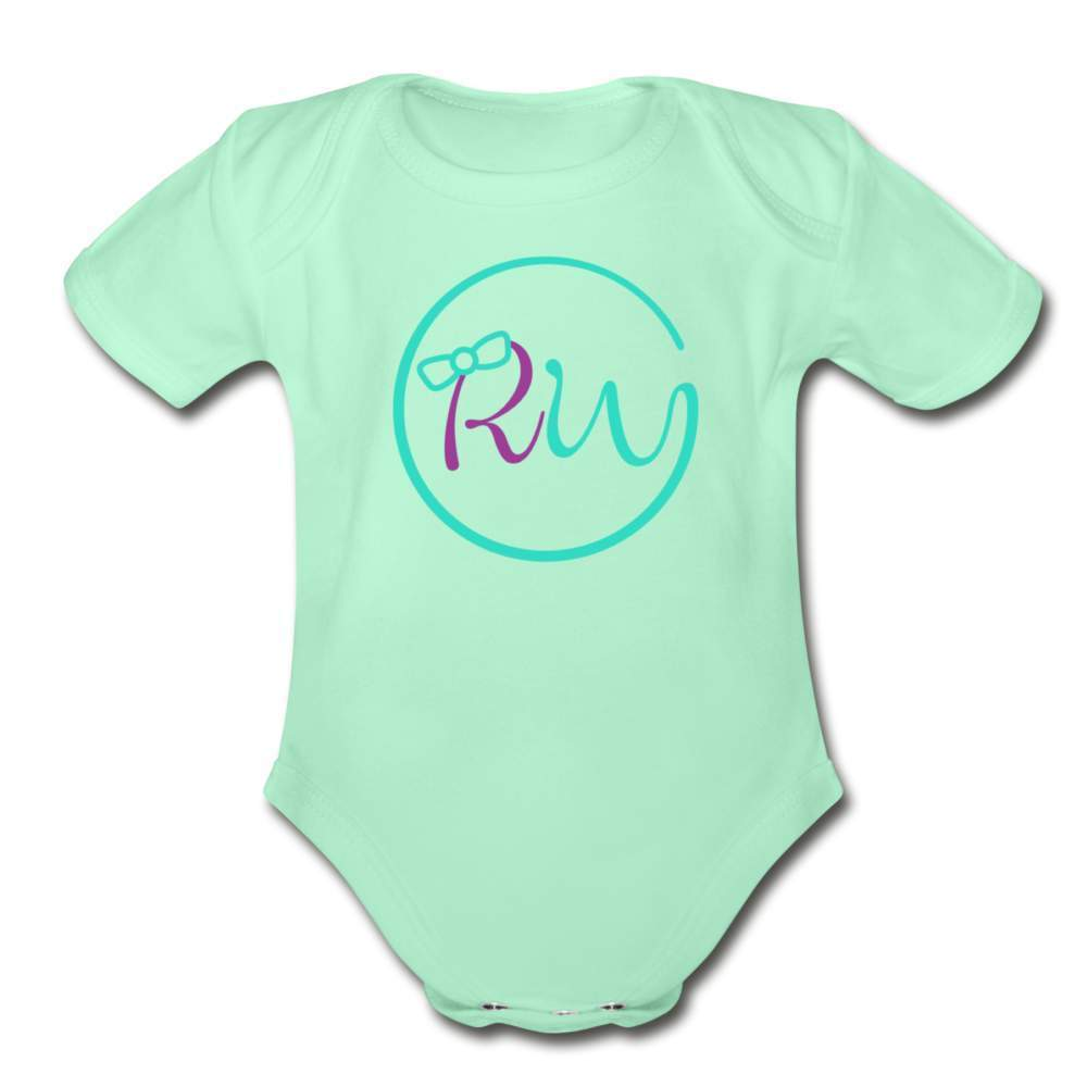 Signature Logo Organic Baby Onesie-Riley's Way-Baby Girls,Girls Clothes,infant,Infants,Shop