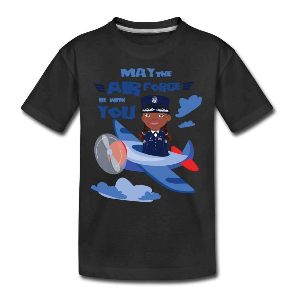 Air Force Youth T-Shirt-Riley's Way-Airforce,Girls Clothes,Girls T-shirts,Shop,T-Shirts,youth apparel