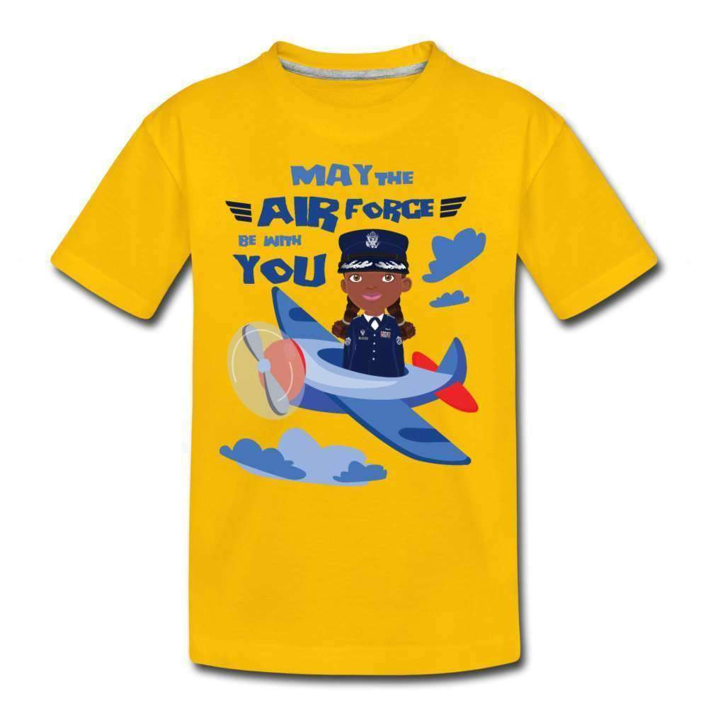 Air Force Youth T-Shirt-Riley's Way-Airforce,Girls Clothes,Girls T-shirts,Shop,T-Shirts,youth apparel