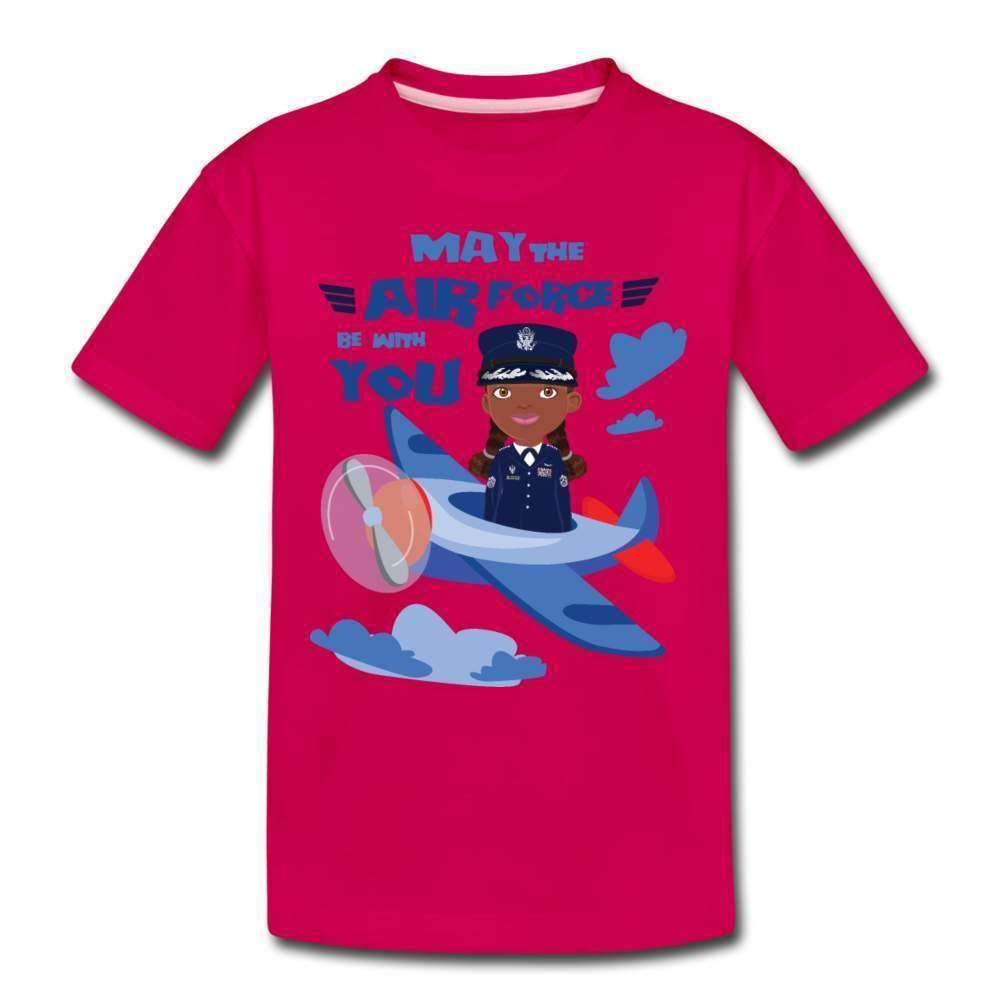 Air Force Youth T-Shirt-Riley's Way-Airforce,Girls Clothes,Girls T-shirts,Shop,T-Shirts,youth apparel