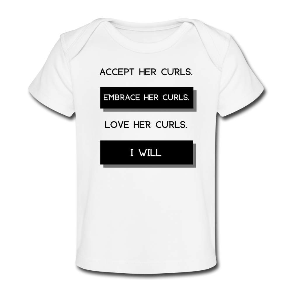 Accept, Embrace, Love The Curls Organic Baby Boy T-Shirt-SPOD-Baby & Toddler Shirts,infant,Infants,Kids & Babies,SPOD,T-Shirts