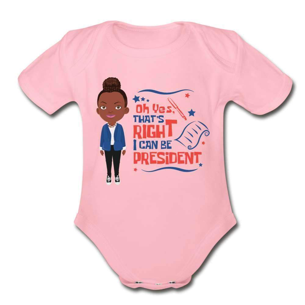 I Can Be President Organic Short Sleeve Baby Bodysuit-SPOD-Baby Bodysuits,Career T shirts and Onesies,infant,Infants,Kids & Babies,Next President,Shop,SPOD