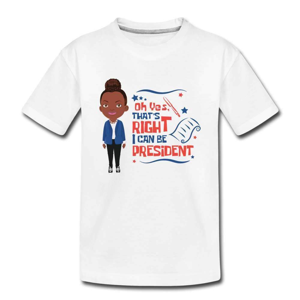 I Can Be President Kids' Premium T-Shirt-SPOD-Career T shirts and Onesies,Girls Clothes,Girls T-shirts,Next President,Shop,SPOD,T-Shirts