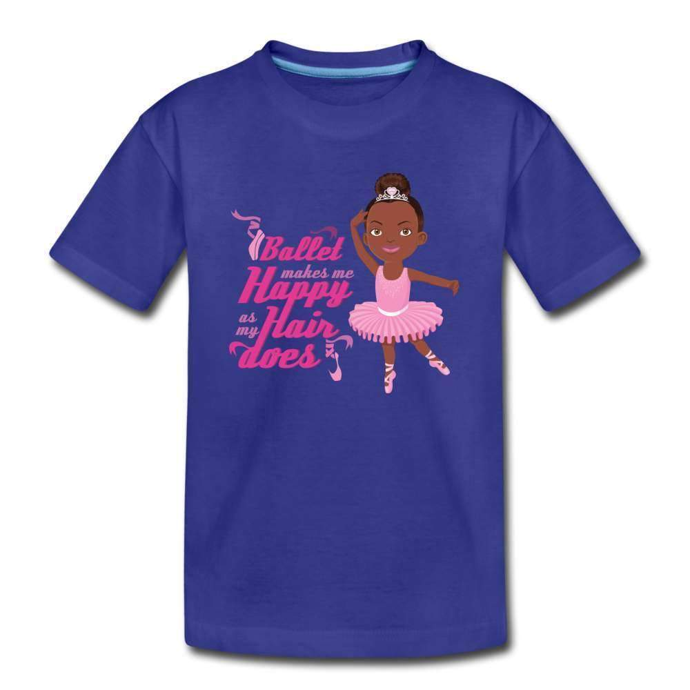 Happy Ballerina Toddler Premium T-Shirt-SPOD-Career T shirts and Onesies,Girls Clothes,Girls T-shirts,Happy Ballerina,Shop,SPOD,T-Shirts,Toddlers