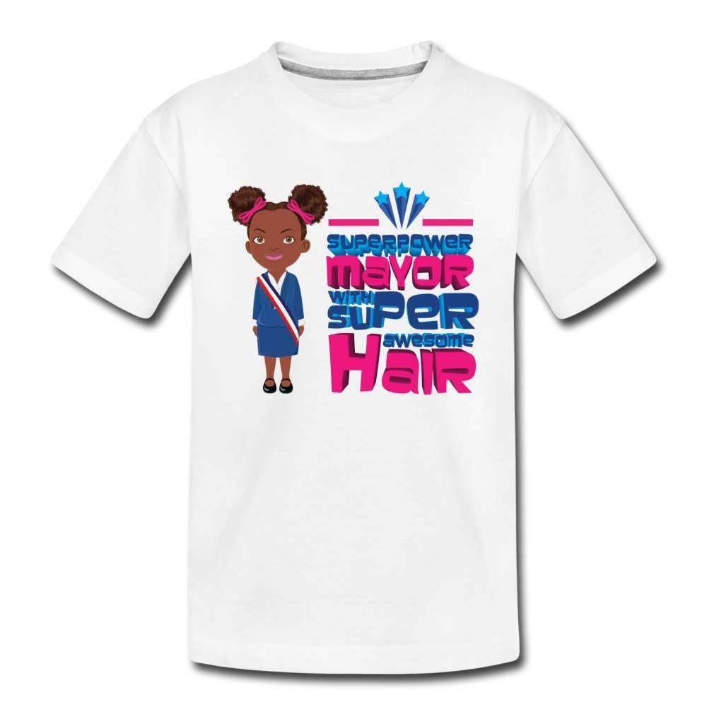 Super Power Mayor Kids' Premium T-Shirt-SPOD-Career T shirts and Onesies,Girls T-shirts,Shop,SPOD,Superpower Mayor