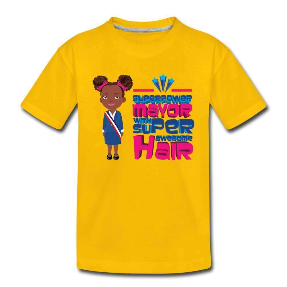 Super Power Mayor Kids' Premium T-Shirt-SPOD-Career T shirts and Onesies,Girls T-shirts,Shop,SPOD,Superpower Mayor