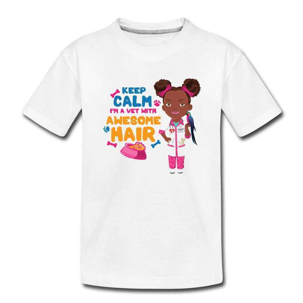 Veterinarian Keep Calm Toddler Premium T-Shirt-SPOD-Girls Clothes,Girls T-shirts,Shop,SPOD,T-Shirts,Toddlers,Veterinarian Keep Calm
