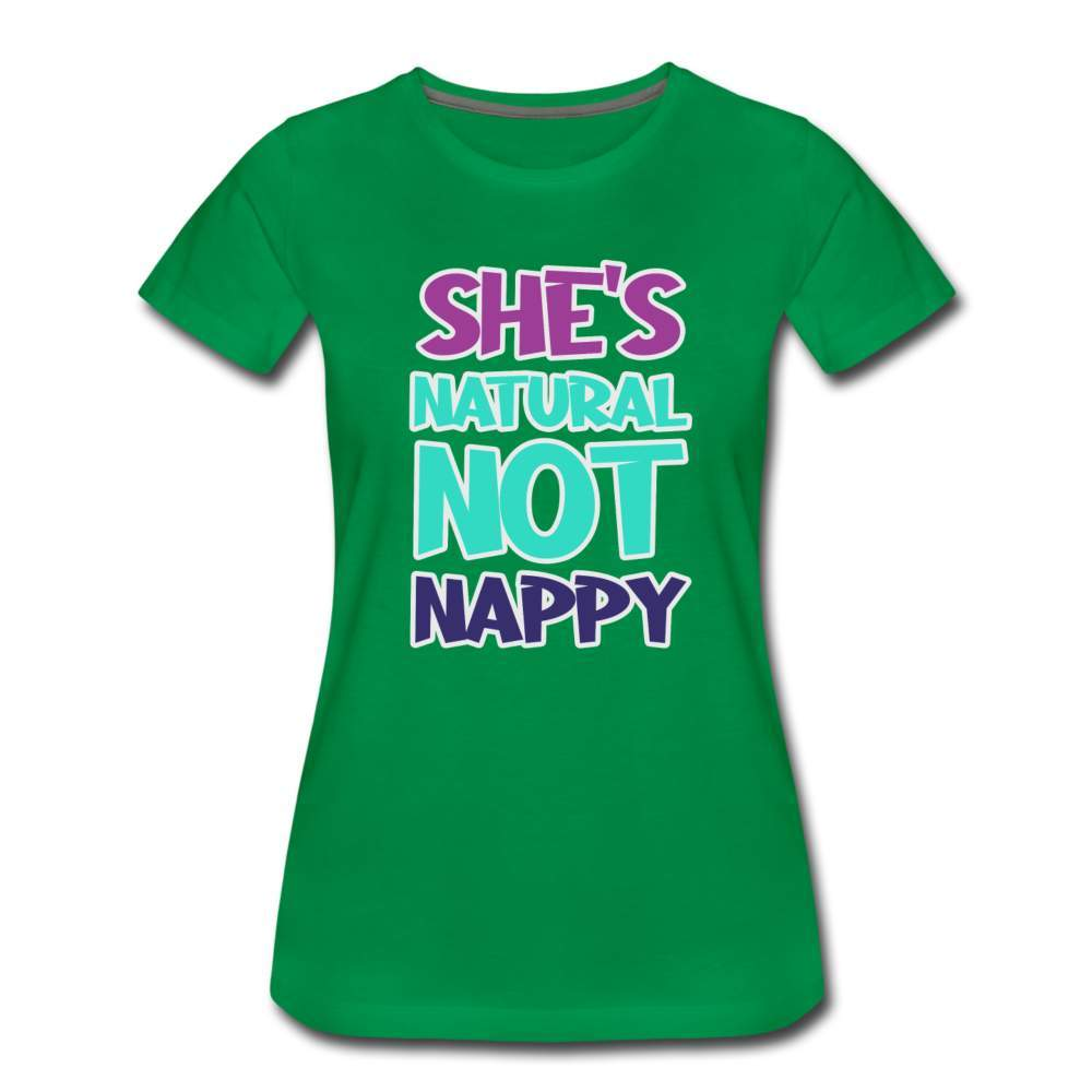 She's Natural Women’s Premium T-Shirt-SPOD-New Arrivals,Not Nappy,Shop,SPOD,T-Shirts