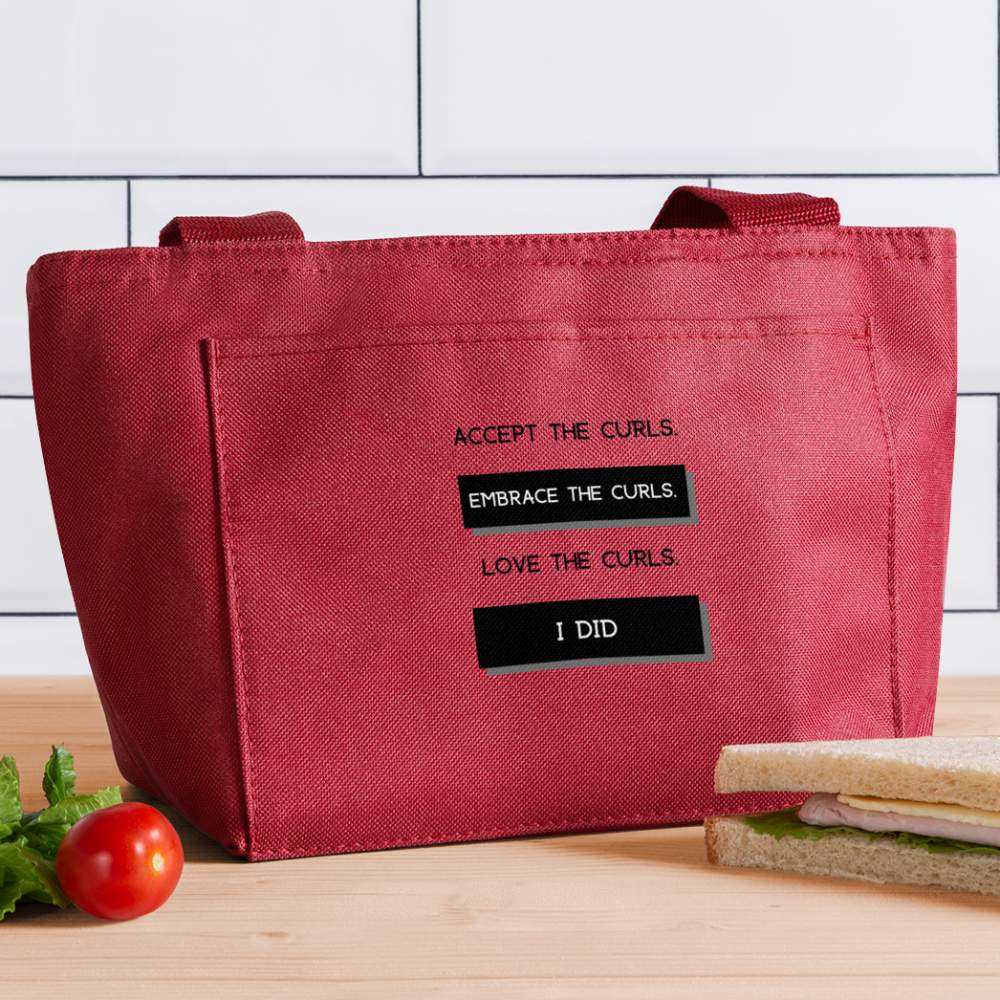 Accept, Embrace, Love Red Lunch Bag-SPOD-Accessories,Bags,Bags & Backpacks,Lunch Bags,Shop,SPOD