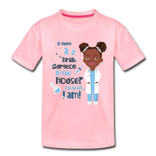 Toddler  Brain Surgeon Premium T-Shirt - pink