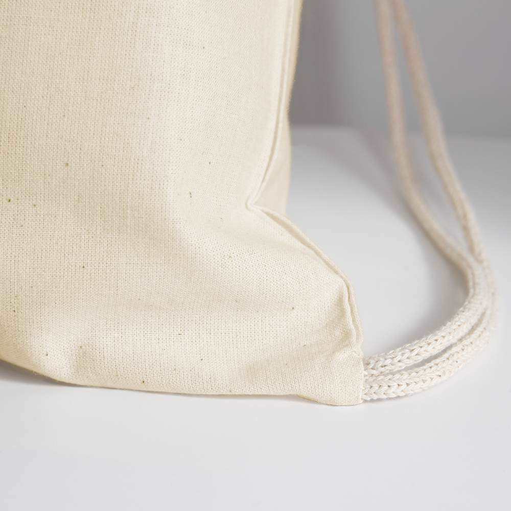 Mayor Cotton Drawstring Bag - natural