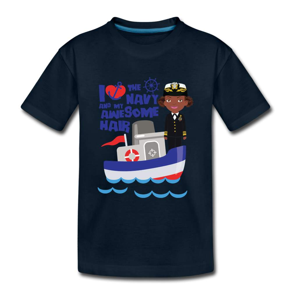 Navy Toddler Premium T-Shirt-SPOD-Girls - Toddlers,navy awesome,Shop,SPOD,Toddlers