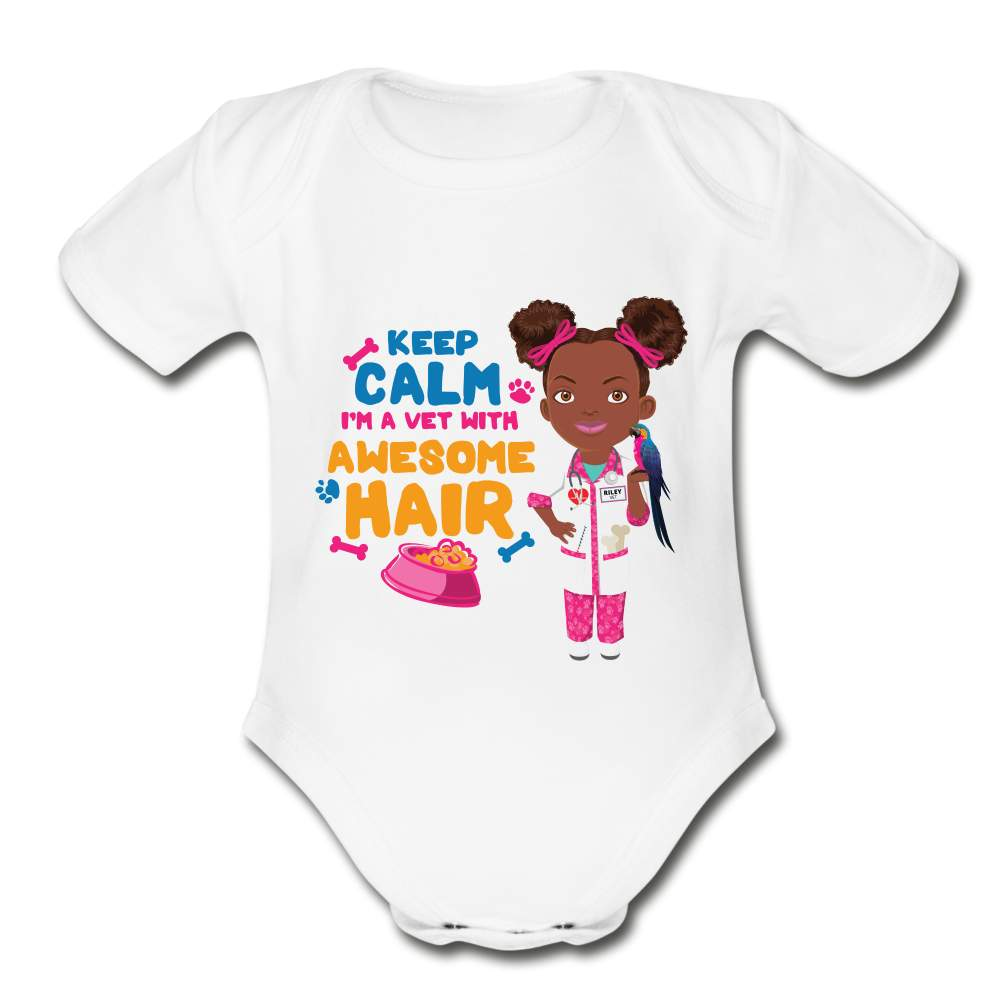 Veterinarian Organic Short Sleeve Baby Bodysuit-SPOD-Infants,Shop,SPOD,Veterinarian Keep Calm