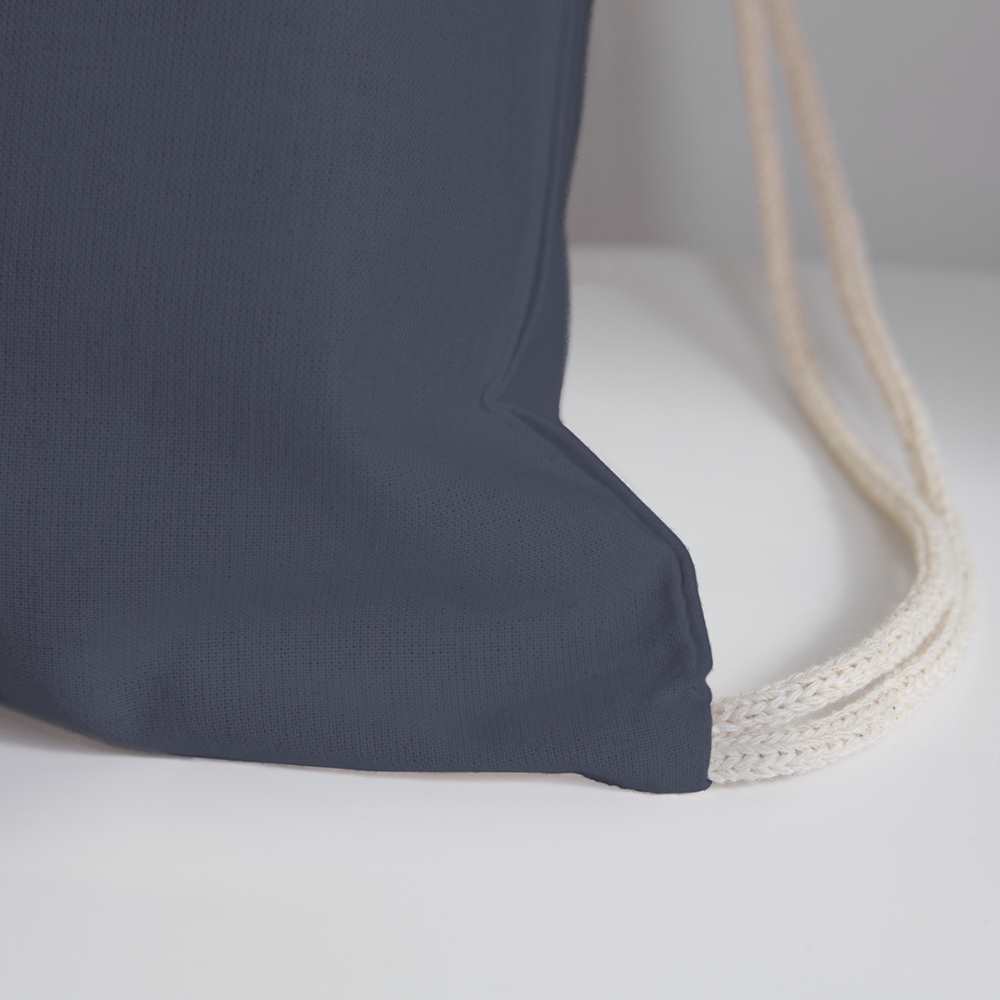 Dentist Cotton Drawstring Bag - navy
