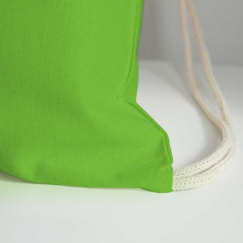 Dentist Cotton Drawstring Bag - clover
