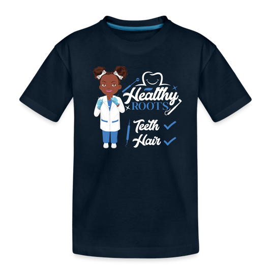Dentist Toddler Premium Organic T-Shirt - deep navy