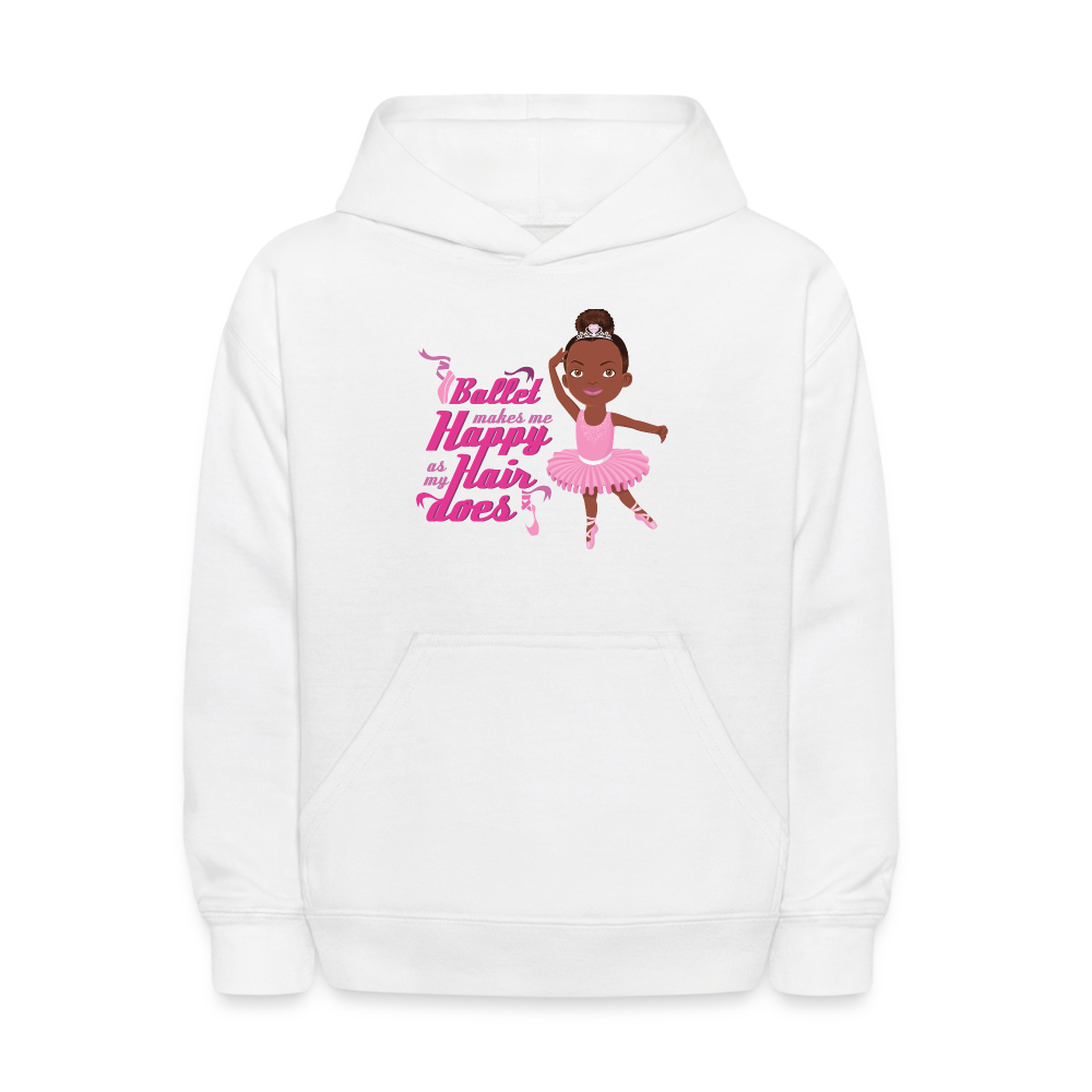 Ballerina Kids' Hoodie - white