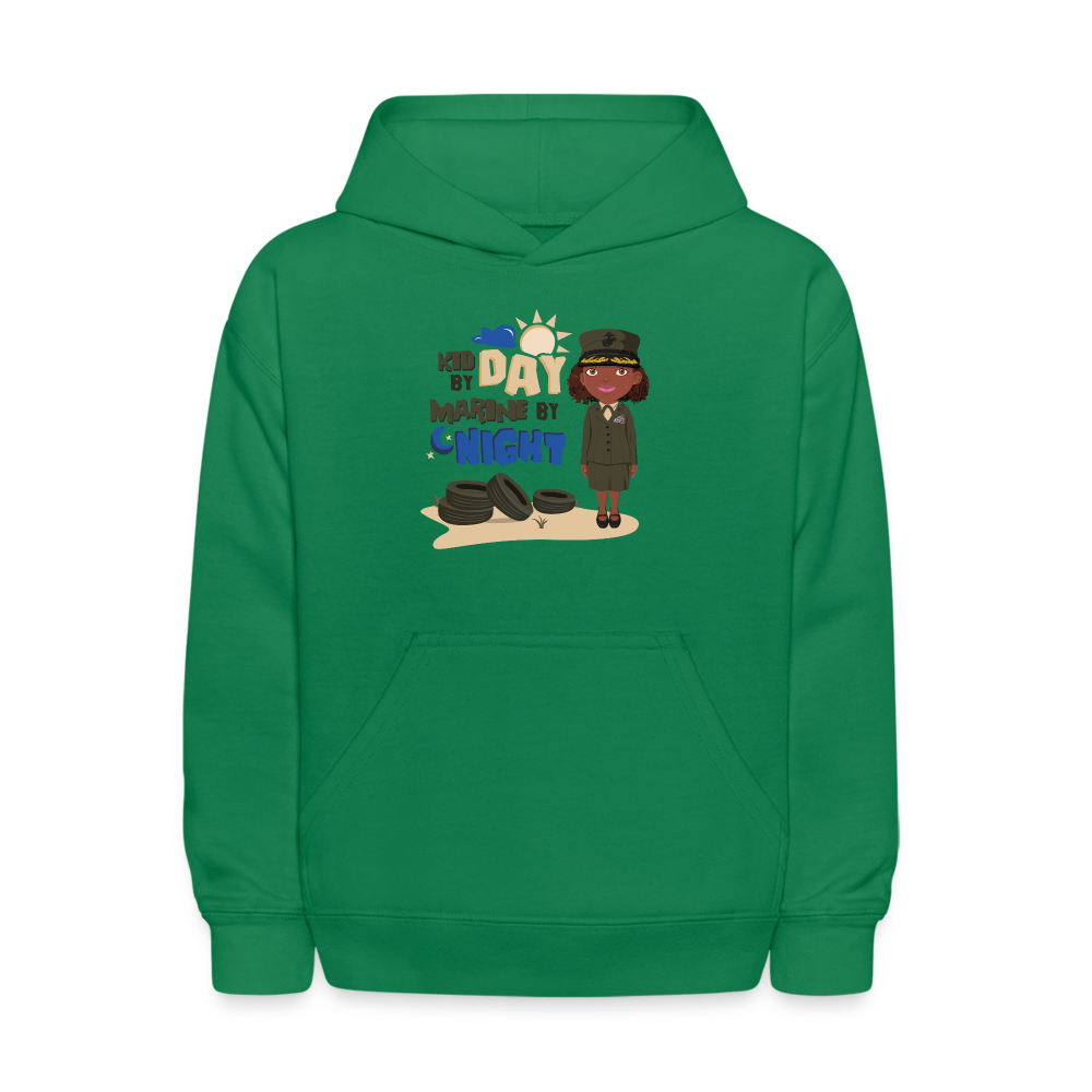 Marine's Kids' Hoodie - kelly green